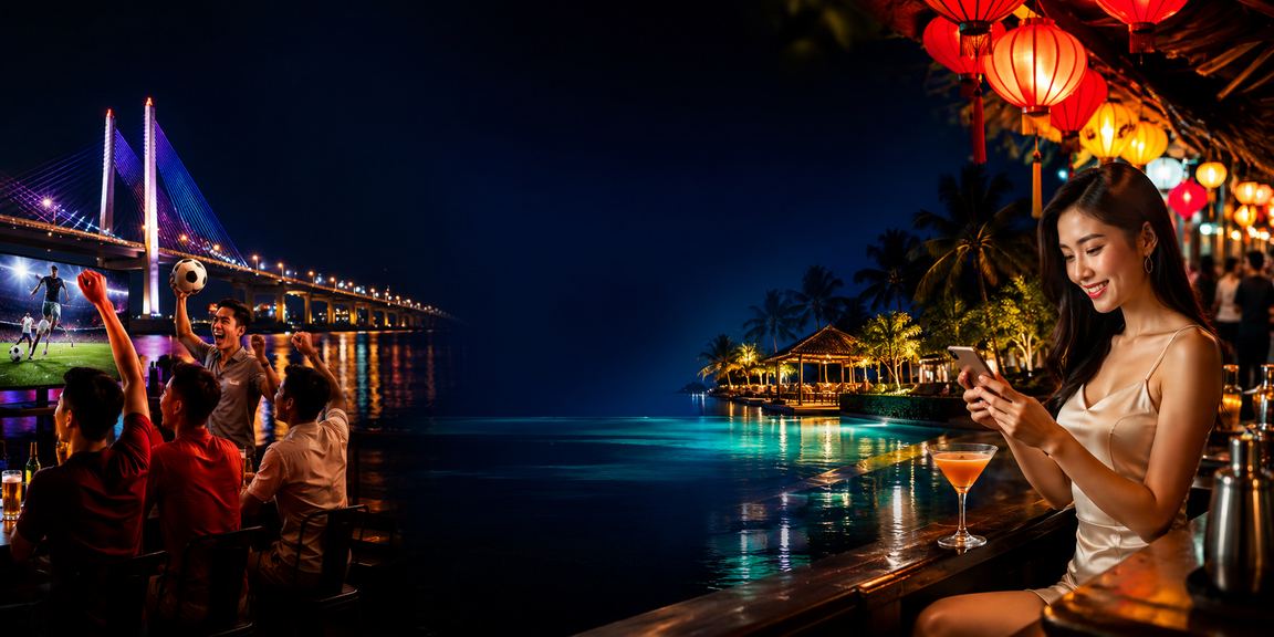 Người chơi tại chợ đêm Cần Thơ tham gia keno và xổ số trực tuyến qua điện thoại di động