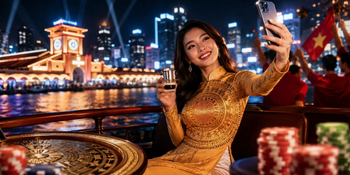 Người dùng tại TP. Hồ Chí Minh thư giãn với cà phê trong khi chơi casino di động một cách có kiểm soát