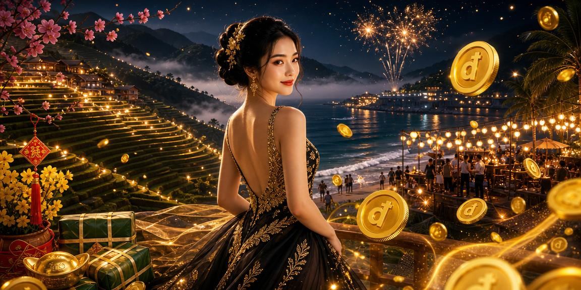 Người dùng tại Sa Pa đăng ký nhận thưởng Tết và thực hiện giao dịch tài chính trong lễ hội